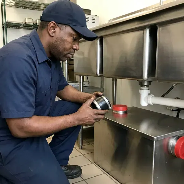 Local grease trap installation by GFR Plumbing, Greeley, CO