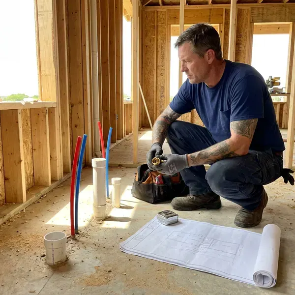 Local new construction plumbing by GFR Plumbing, Denver, CO